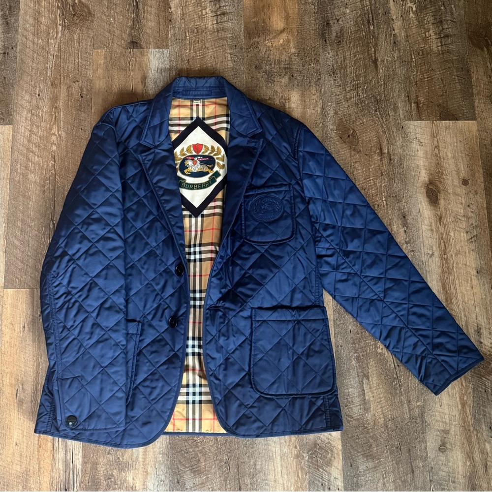 Men’s Quilted Burberry Blazer/Jacket